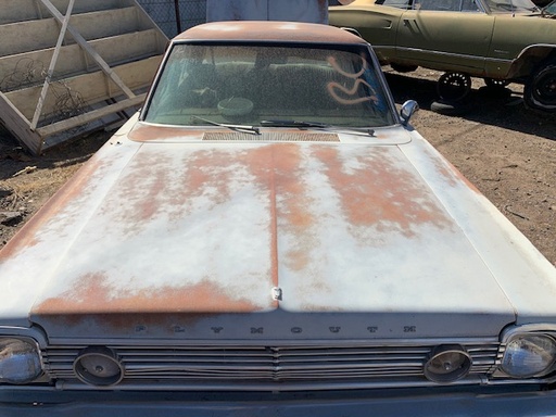 1966 Plymouth Belvedere/satellite hood (#66PLBH01B)