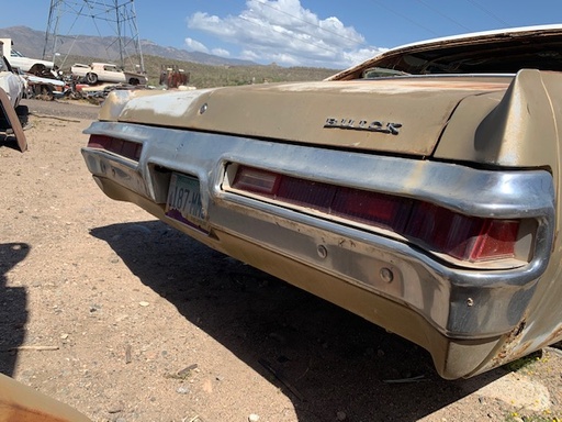 1970 Buick LeSabre Rear Bumper Core (#70DULRBB)