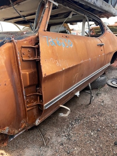 1972 Pontiac Lemans Driver Door Shell (#72POLDDB)