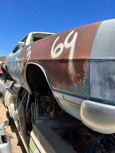 1969 Ford Galaxie 500 XL Passenger Fender (#69FOGF2B)