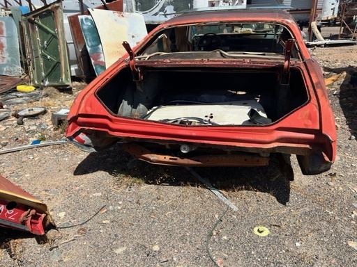 1971 Cutlass S 2dr HT Rear Tail panel and lower body brace (#71OLCSTPB)