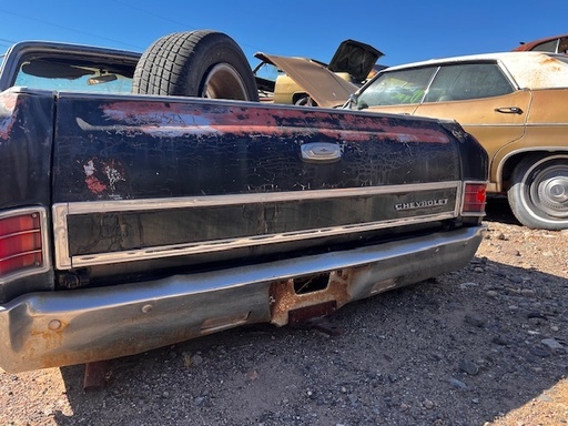 1967 Chevrolet El Camino Rear Tail Gate Trim (#67ELTRIM4JEFFB)