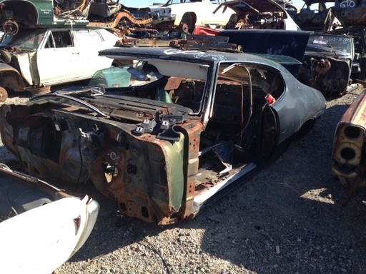 1968 Pontiac Lemans 2dr HT (#68PO4148D) FOR PARTS ONLY!