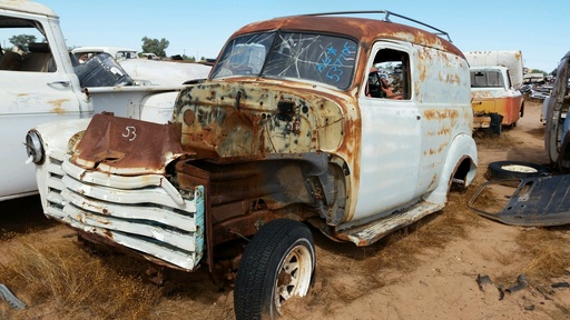 1953 CHEVROLET 2DR PANEL TRUCK (#53CH7705C)