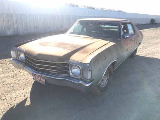 1972 Chevelle Malibu 4 Door Sedan (#72CH3520B)