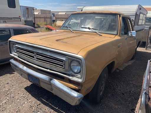 1973 Dodge D100 Pick Up Truck (#73DG7619F)