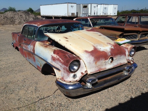 1955 Oldsmobile "98" 4dr Ht (#55OL5827D)