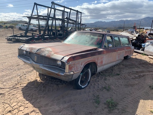 1968 Chrysler Town & Country 4 Door Station Wagon (#68CR6602B)