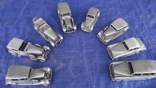 Danbury Mint Pewter Cars  $15 each or $100 for all 8